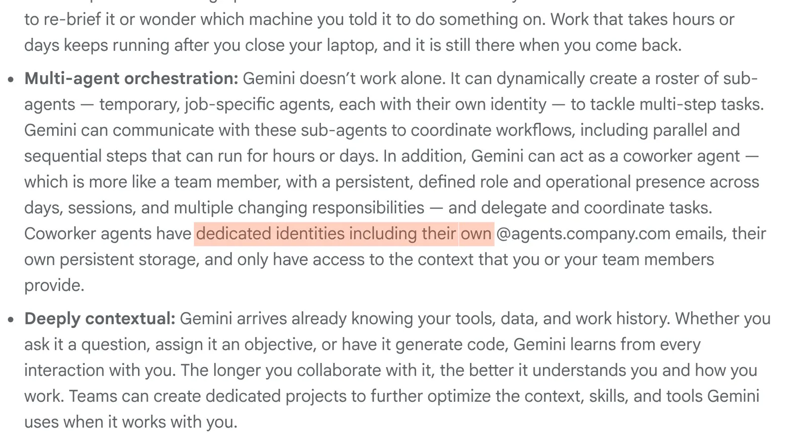 Google's launch post, 8 October 2026: coworker agents get